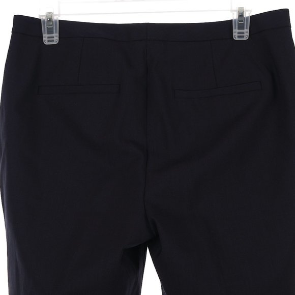 Nordstrom Signature and Caroline Issa Navy Wool Trousers Size 6 - Picture 4 of 7